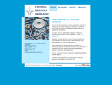 Tablet Screenshot of precizna-mehanika-kunaver.si